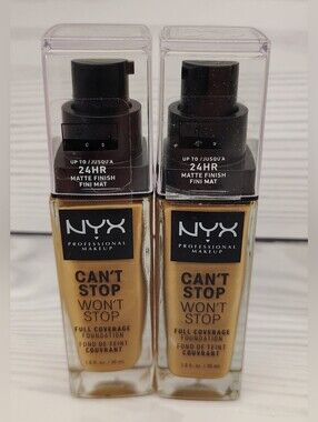 NYX Can't Stop Won't Stop Full Coverage Foundation  New Makeup # 20S500